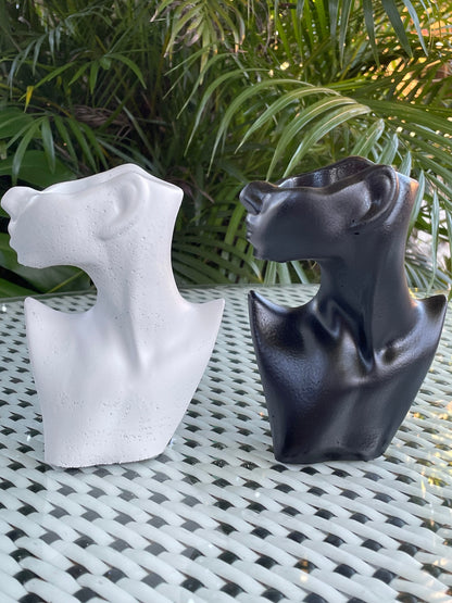 Abstract Half Face Vases