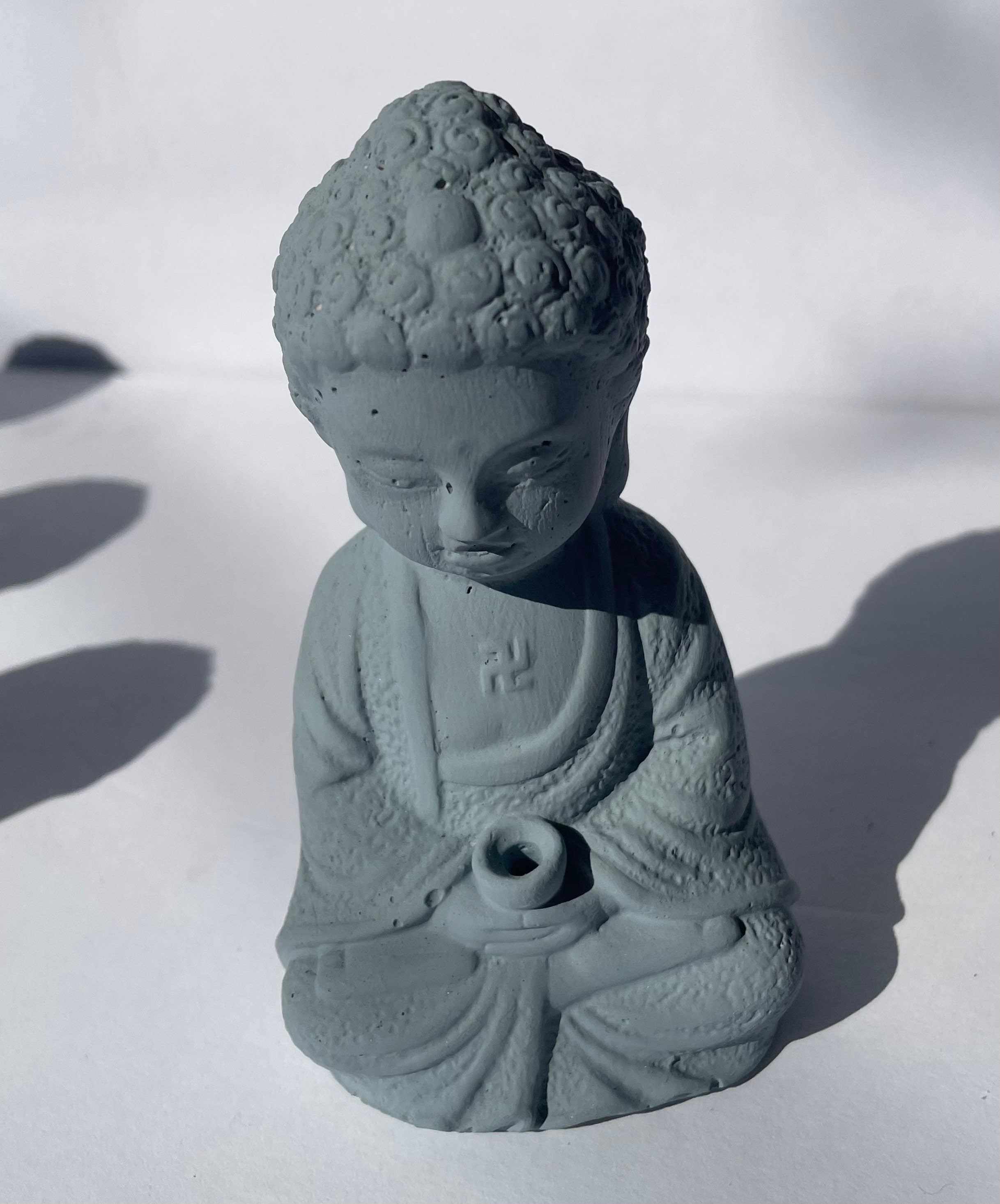 Buddha Cement Incense burner and holder